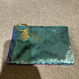 Limited edition NARS studio 54 sequin, make up bag